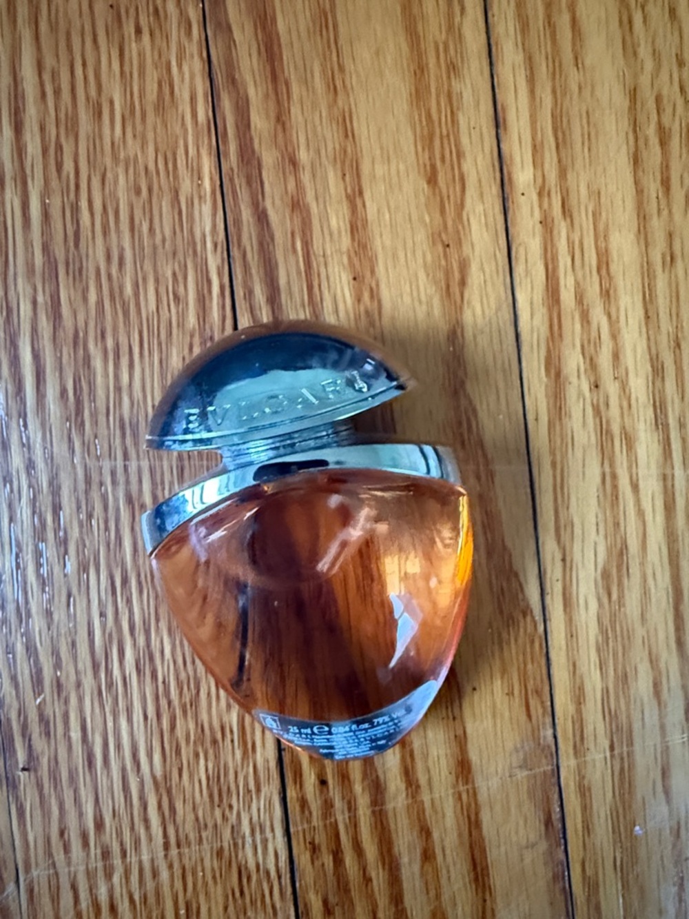 Bvlgari Omnia Indian Garnet Perfume Bottle - Amber & Silver